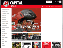 Tablet Screenshot of capitalcycles.co.nz